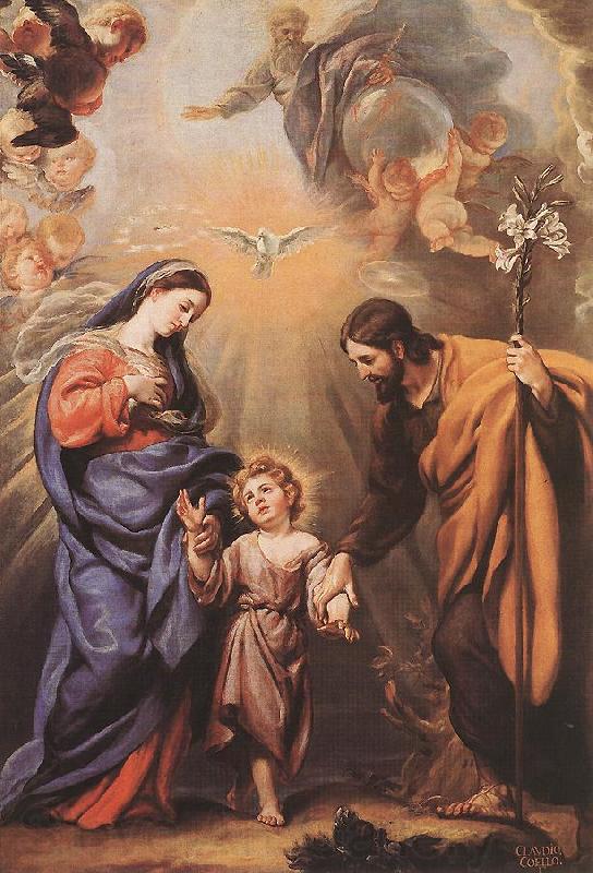 COELLO, Claudio Holy Family dfgd Germany oil painting art